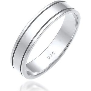 Elli PREMIUM - Elli PREMIUM Ring Paarring Bandring Trauring Hochzeit 925 Silber Ringe 1 ct Damen (50.99 € / 1 ct)