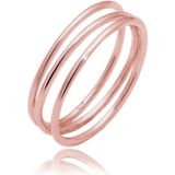 Elli - Wikkelring - Sterling Zilver - Rosé Verguld - Handgemaakt