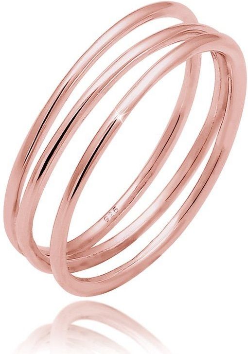 Elli - Wikkelring - Sterling Zilver - Rosé Verguld - Handgemaakt