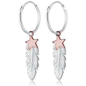 Elli Oorbellen voor dames, 925 sterling zilver, 312932517, Eén maat, Sterling zilver, Geen edelsteen