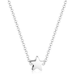 Elli Dames Halsketting Kinderen Sterren Hanger Astro met Kristallen in 925 Sterling Zilver