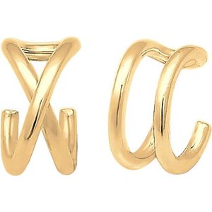Elli dames ear cuff set - Goudkleurig
