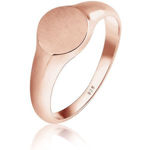 Elli - Zegelring - Mat - 925 Sterling Zilver