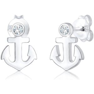 Elli - Anker Anchor Meer Kristalle 925 Silber Ohrringe 1 ct Damen (23.99 € / 1 ct)