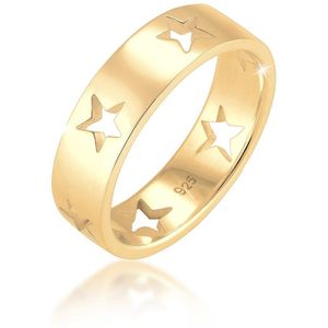 Elli Dames Ring Dames Sterren Astro Uitgesneden in 925 Sterling Zilver