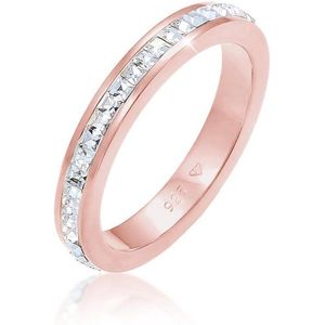 Elli PREMIUM - Ring - Dames Elegant Basic - 925 Sterling Zilver - Kristallen