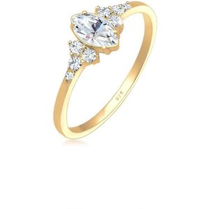 Elli - Elli Ring Marquise Kristalle Valentin 925 Silber Ringe 1 ct Damen (49.99 € / 1 ct)