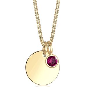 Elli - Elli Halskette Geburtsstein April Kristalle 925 Silber Ketten 1 ct Damen (50.99 € / 1 ct)
