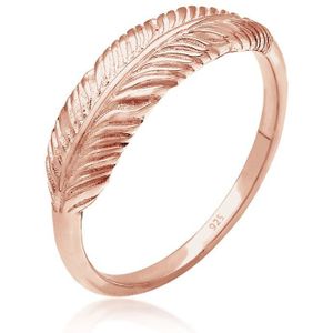 Elli Dames Ring Veer vleugel boho trend festival 925 zilver