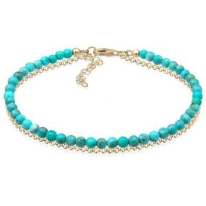 Elli - Layer Howlith Edelstein Beads Boho 925er Silber Armbänder & Armreife 1 ct Damen (42.4 € / 1 ct)