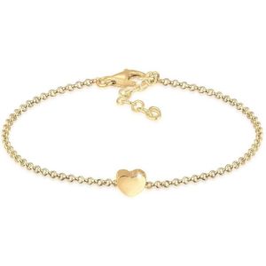 Elli Dames Armband Dames Hart Hanger Liefde Filigraan in 925 Sterling Zilver
