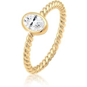 Elli PREMIUM - Verlobung Topas Edelstein Gedreht 925er Silber Ringe 1 ct Damen (49.99 € / 1 ct)