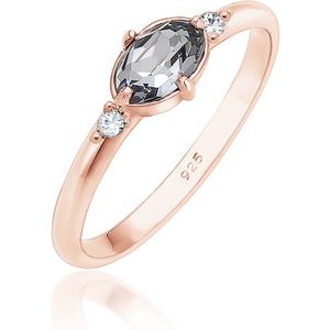 Elli - Ring - Dames - 925 Sterling Zilver - Met Swarovski Kristallen