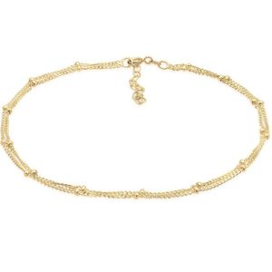 Elli Fußkette »Fußkette mit Kugeln zeitlos 925 Silber«