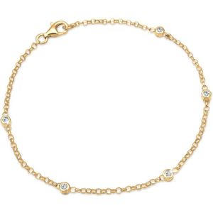 Elli - Klassisch Basic Kristalle 925 Silber Armbänder & Armreife 1 ct Damen (42.4 € / 1 ct)