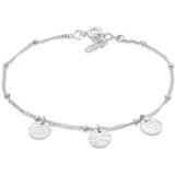 Elli Armband »Kugelkette Plättchen Design 925 Sterling Silber«