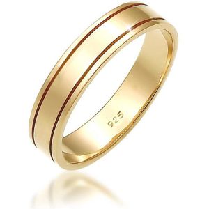 Elli PREMIUM Dames Ring Elli PREMIUM Ring Dames Band Paar Bruilloft in 925 sterling zilver