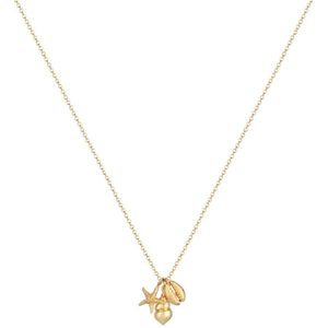 Elli Dames Halsketting Dames Zeester Schelp Hanger Maritiem Zee in 925 Sterling Zilver
