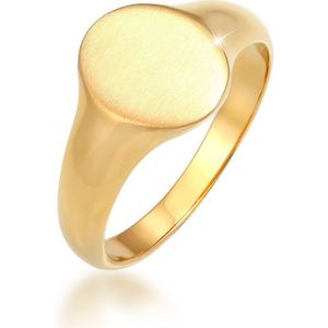 KUZZOI - Basic Cool Siegelring Herren Matt 925 Silber Ringe 1 ct (76.49 € / 1 ct)