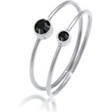 Elli - 2er Set Kristalle 925 Sterling Silber Ringe 1 ct Damen (49.99 € / 1 ct)