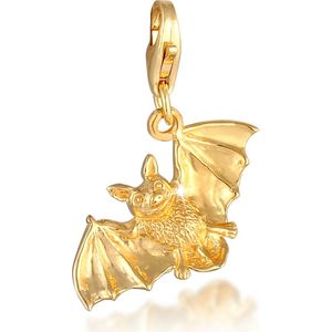 Nenalina Dames Bedel Bedeltje Vleermuis Hanger in 925 Sterling Zilver voor alle gangbare Charmdragers