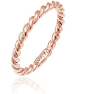 Nenalina - Twisted Gedreht Basic Schlicht Trend 925 Silber Ringe 1 ct Damen (49.99 € / 1 ct)