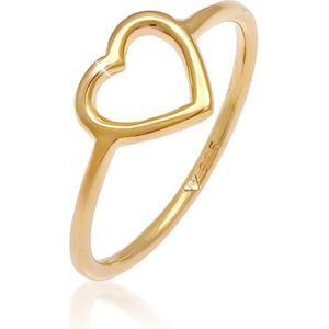 Elli Dames Ring Dames Hart Uitgesneden Filigraan Trend in 925 Sterling Zilver
