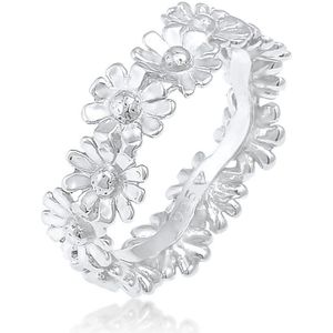 Elli Dames Ring Dames Band Bloesem Bloem Boho Look Trend in 925 Sterling Zilver