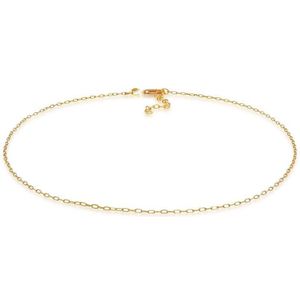Elli - Halsketting - Dames Choker Link Ketting Trend Blogger Basic in 925 Sterling Zilver - Dames
