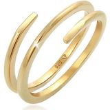 Elli Fingerring »Wickelring Twist Fein 925 Silber«