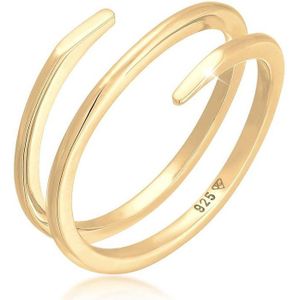 Elli - Wickelring Twist Fein 925 Silber Ringe 1 ct Damen (69.99 € / 1 ct)