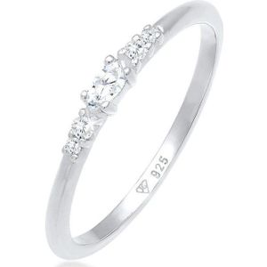 Elli Verlobungsring »Zirkonia Marquise Elegant Verlobung 925 Silber«