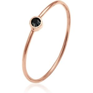 Elli - Stapelring Basic Kristalle 925 Silber Ringe 1 ct Damen (69.99 € / 1 ct)