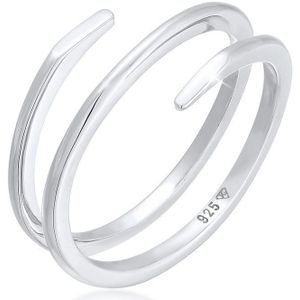 Elli Fingerring »Wickelring Twist Fein 925 Silber«