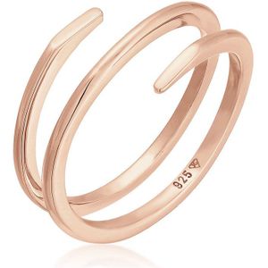 Elli - Wickelring Twist Fein 925 Silber Ringe 1 ct Damen (59.49 € / 1 ct)