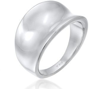 Elli - Basic Schick Oval 925 Silber Ringe 1 ct Damen (69.99 € / 1 ct)