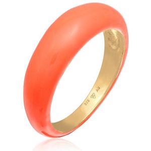 Elli - Bandring Stapelring Emaille Pastell 925er Silber Ringe 1 ct Damen (69.99 € / 1 ct)