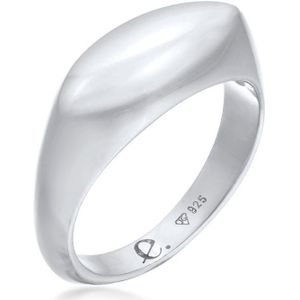 Elli PREMIUM - Siegelring Marquise Design 925 Silber rhodiniert Ringe 1 ct Damen (54.99 € / 1 ct)