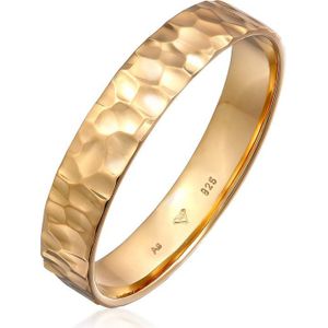 KUZZOI Heren Ring Heren Band Organisch Gestructureerd in 925 Sterling Zilver