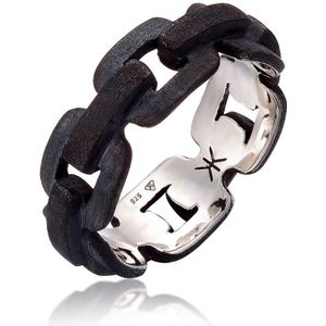 KUZZOI - Herren Anker Kettenring Trend 925 Silber Herrenschmuck 1 ct (79.99 € / 1 ct)