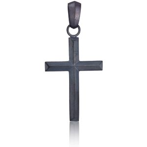 KUZZOI - Hanger - Heren Kruis Hanger - 925 Sterling Zilver