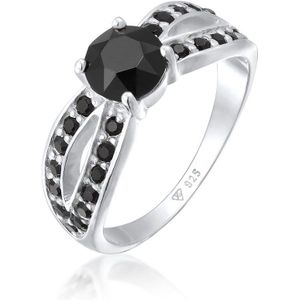 Elli - Ring - 925 Sterling Zilver - Dames - Met Swarovski Kristallen