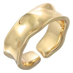 Elli - Bandring Offen Struktur Farbe Gold für Damen Ringe 1 ct (49.99 € / 1 ct)