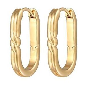 Elli - Creolen - Goudkleurig - Ovaal - Basic