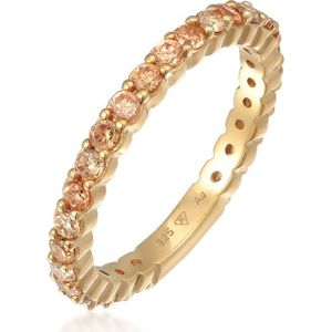 Elli - Memoire Eternity Zirkonia Funkelnd 925 Silber Ringe 1 ct Damen (67.99 € / 1 ct)