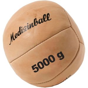 Medicijnbal Cawila Leather medicine ball PRO 5.0 kg 1000614308-braun