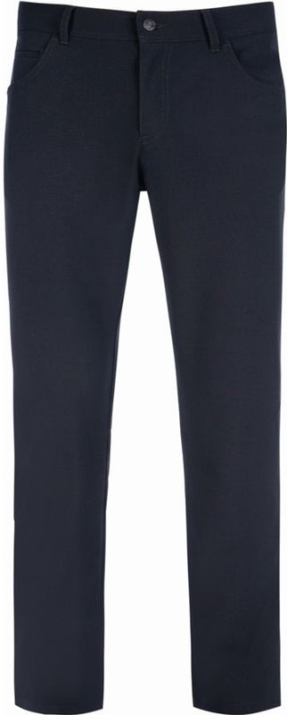 Alberto - Ceramica - Broek - Navy - Modern Fit