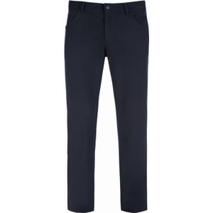 Alberto - Ceramica - Broek - Navy - Modern Fit