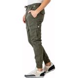 REELL - Reflex Rib Cargobroek - Chino Broek - Groen - Stretchmateriaal