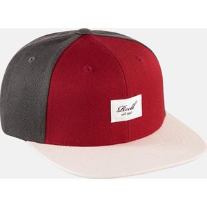 Reell 6 panel Pitchout snapback Dark Grey-Red